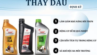 🛵 Tác hại khôn lường khi không thay dầu nhớt định kỳ cho xe má