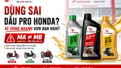 Dùng Sai Dầu Pro Honda — Hậu Quả Thực Tế Và Cách Chọn Đúng Cho Xe Của Bạn