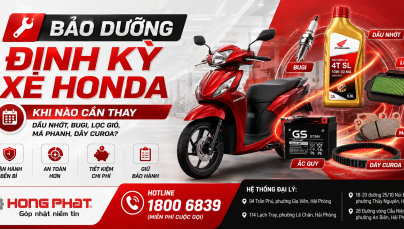 Bảo Dưỡng Định Kỳ Xe Máy Honda — Phụ Tùng Nào Cần Thay Và Khi Nào?